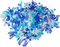 Confetti Blue 16 Confetti Glitter 16th Birthday Metallic Sweet 16 Confetti Sequins Sprinkles for Tables Party Decor Supplies
